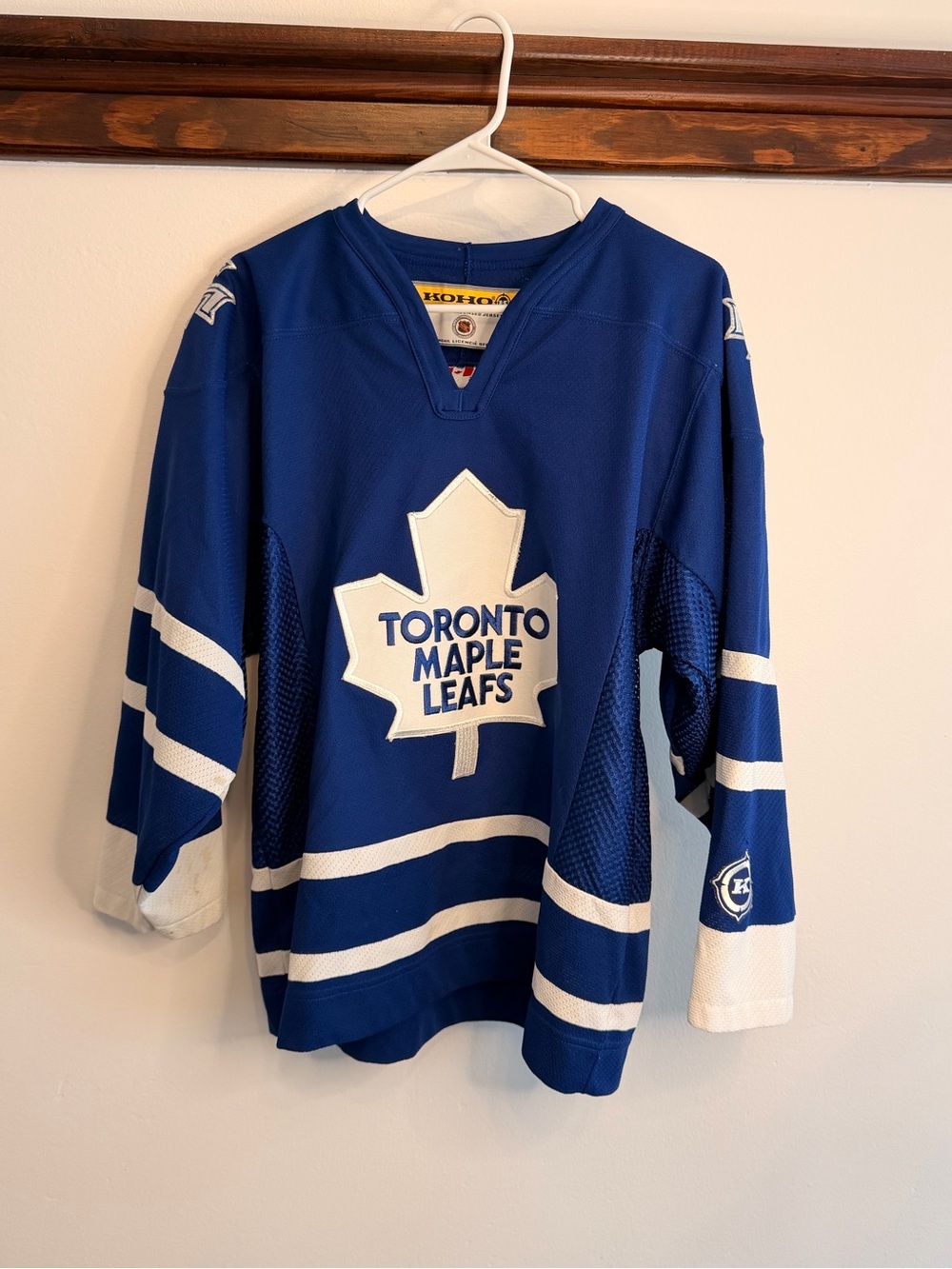 Authentic vintage KOHO Toronto Maple Leafs Jersey made and sewn in Canada